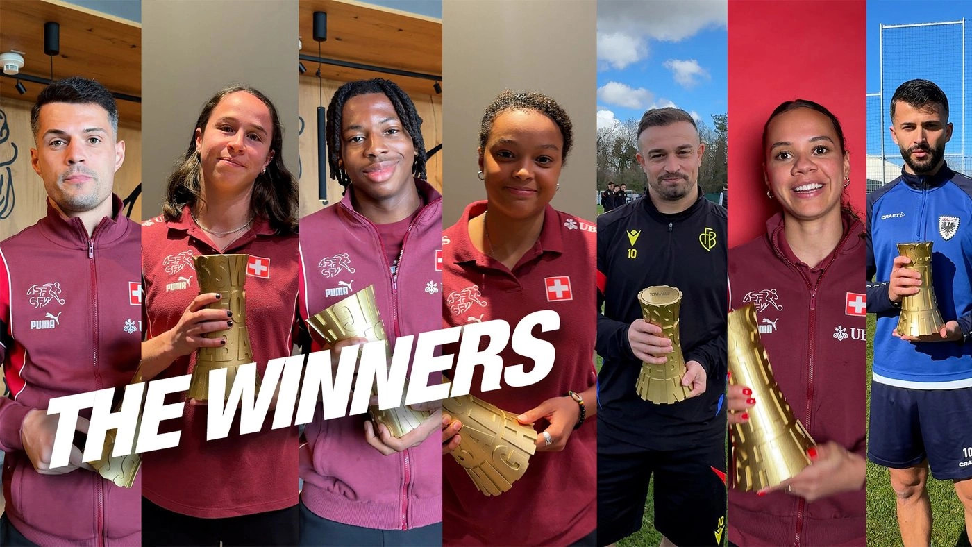 Xhaka dhe Shaqiri dominuan çmimet kryesore të futbollit në Zvicër për vitin 2025