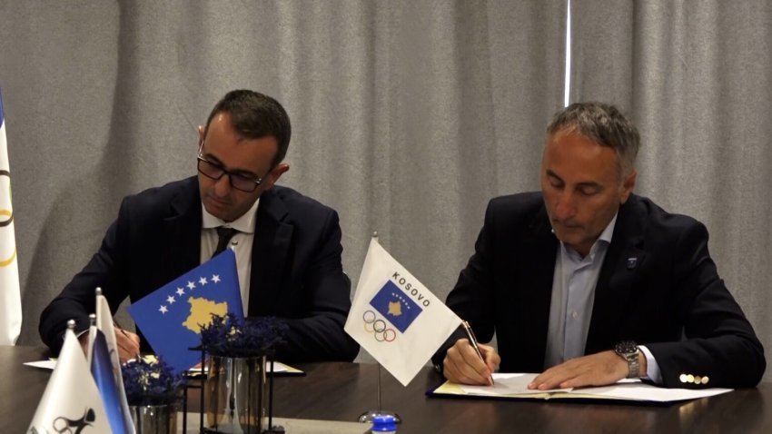 Ministria e Rinisë dhe Sportit dhe Komiteti Olimpik i Kosovës nënshkruan memorandum bashkëpunimi për vitin 2026 me vlerë 1,150,000 euro.
