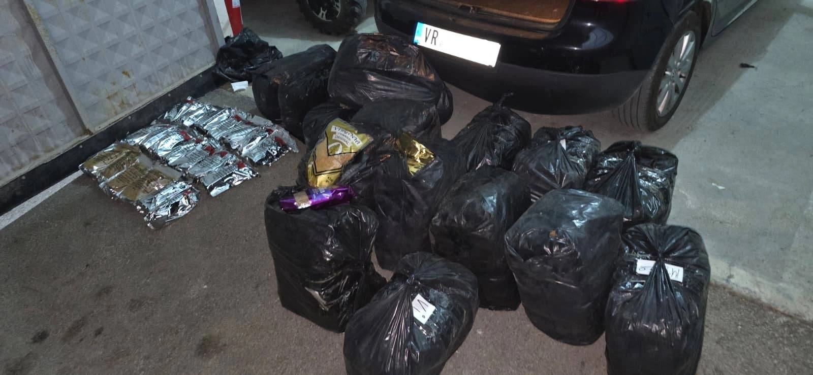 Policia ndaloi kontrabandën e 155 kg duhanit nga Serbia në Kosovë