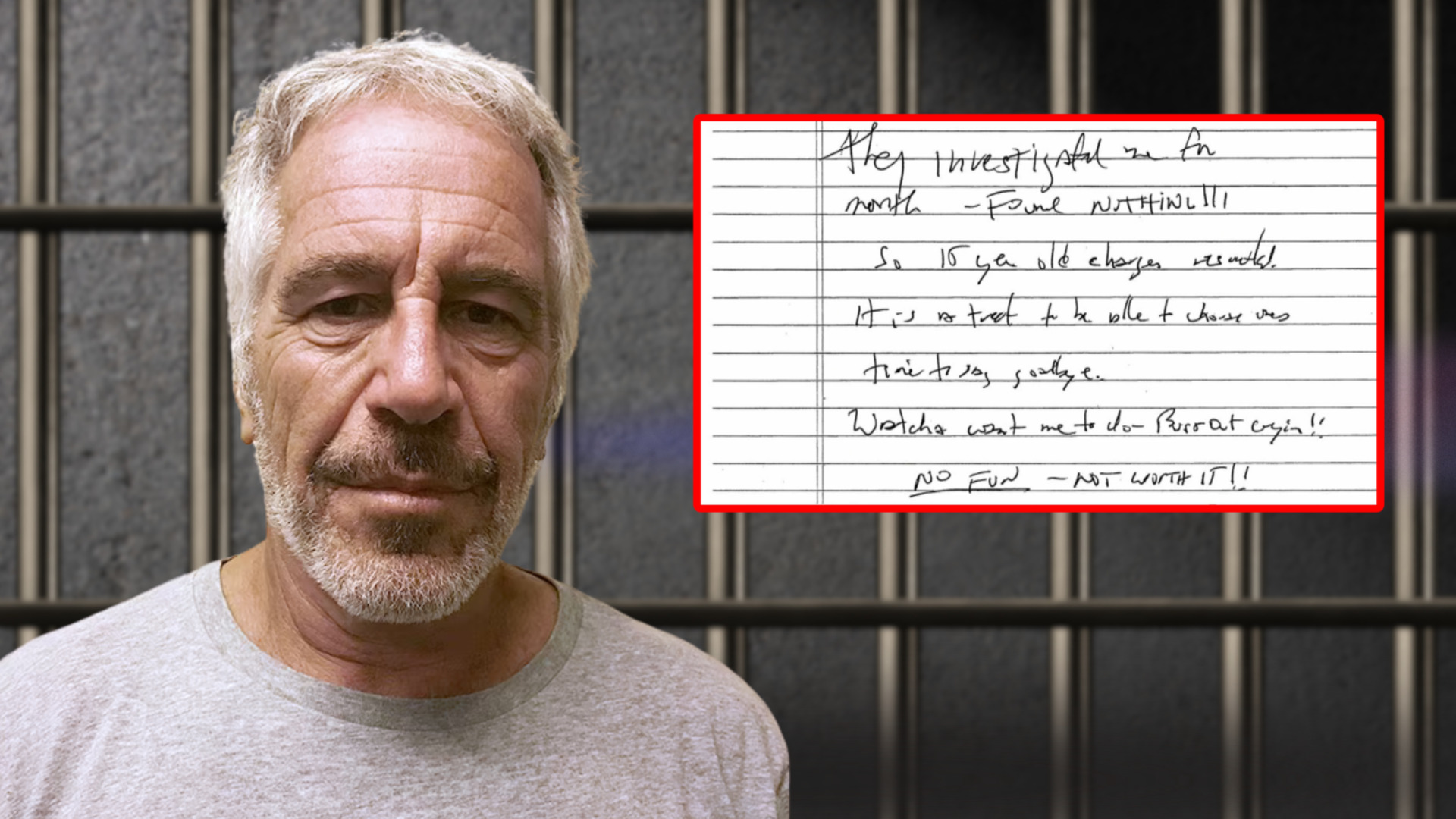Publikohet letra e dyshuar e vetëvrasjes së Jeffrey Epstein nga një gjyqtar federal në Nju Jork.