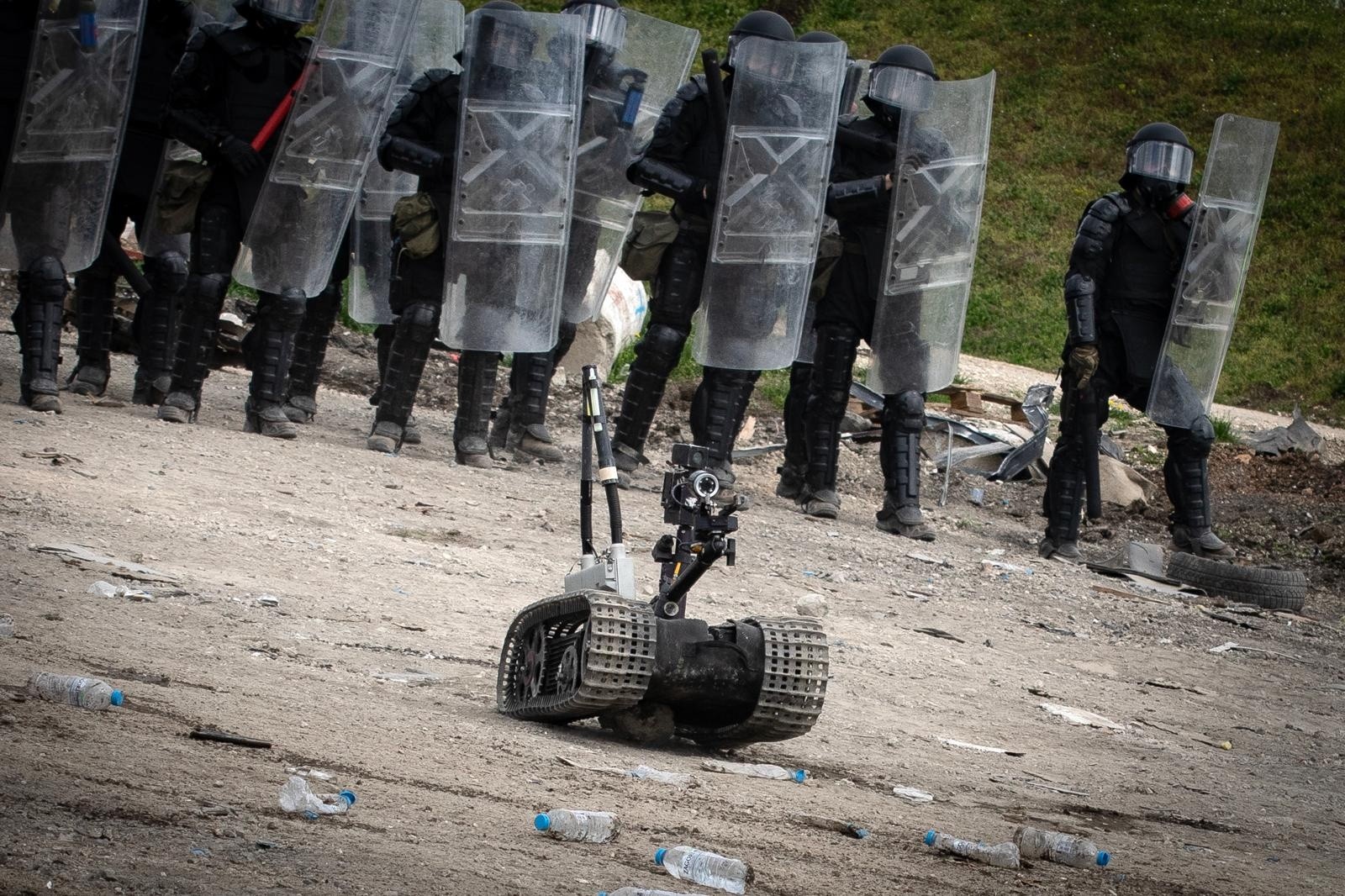 KFOR forcon kapacitetet me stërvitje robotike në Novo Selo
