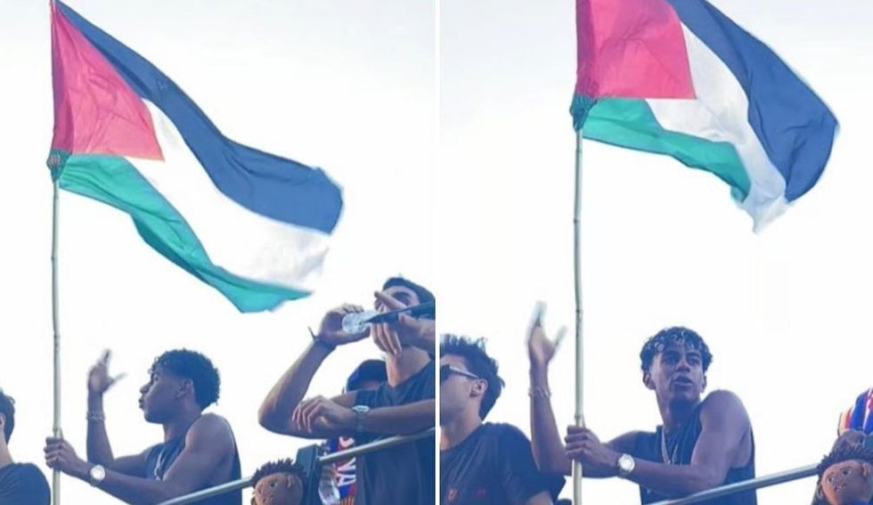 Polemika për flamurin palestinez në festën e Barcelonës ndez tensionet me Izraelin