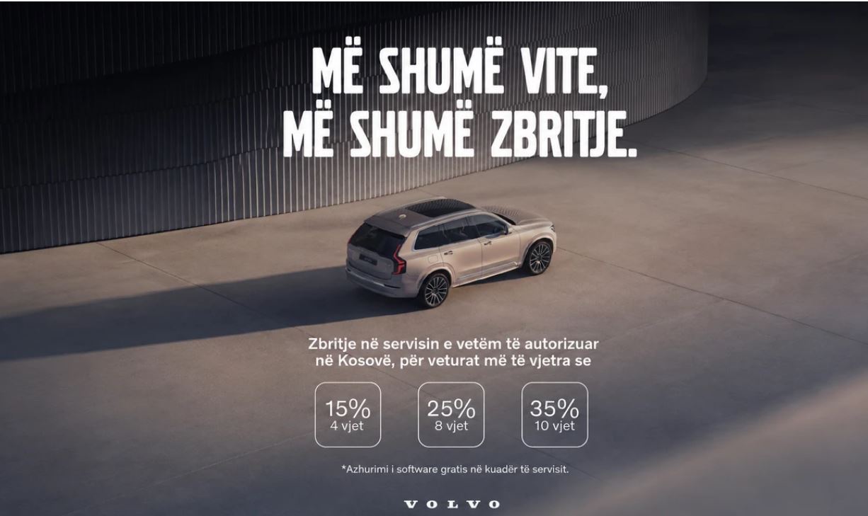 Zbritje të mëdha për servisimin e veturave Volvo në Kosovë