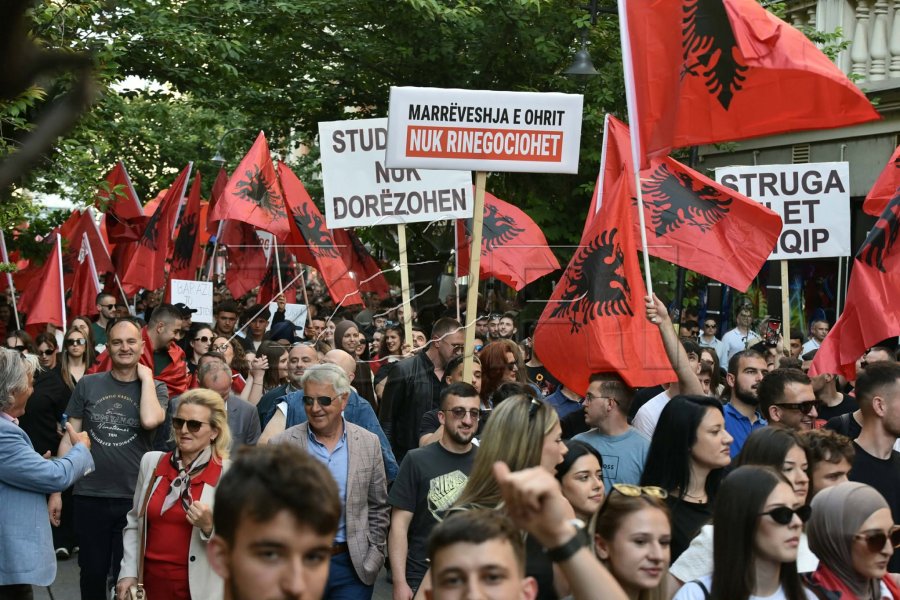 Studentët shqiptarë në Shkup kërkojnë respekt për gjuhën shqipe