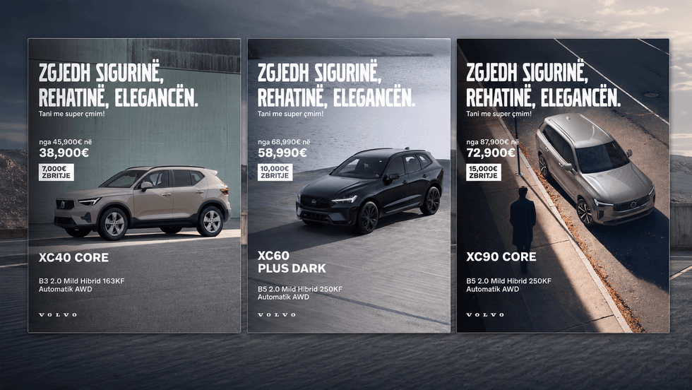 Zbritje të mëdha për modelet premium të Volvo në Kosovë