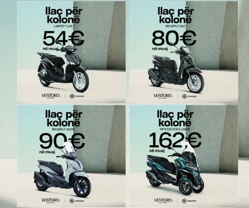 Si të shpëtoni nga kolonat me ofertat e reja të Piaggio në qytet