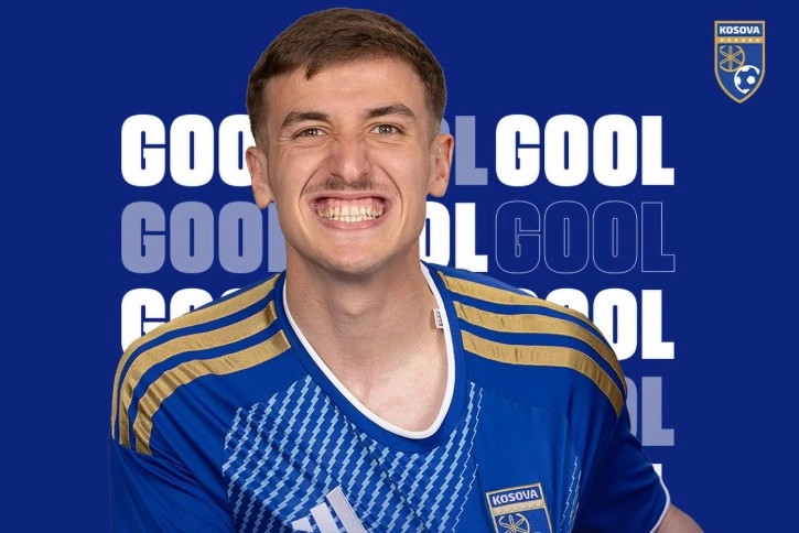 Lindon Emërllahu shënoi gol në minutën e 77-të, duke ngushtuar rezultatin në 2:1 për Çekinë në ndeshjen miqësore Kosovë-Çeki.