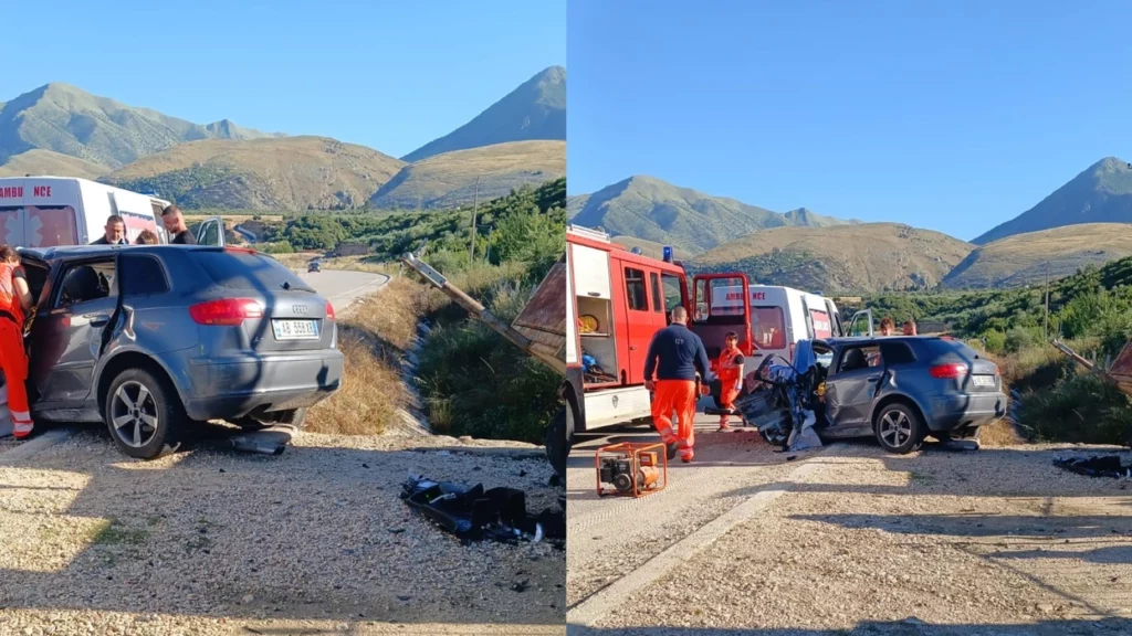 Përplasje fatale në aksin Kardhiq–Delvinë, një i vdekur dhe tre të plagosur