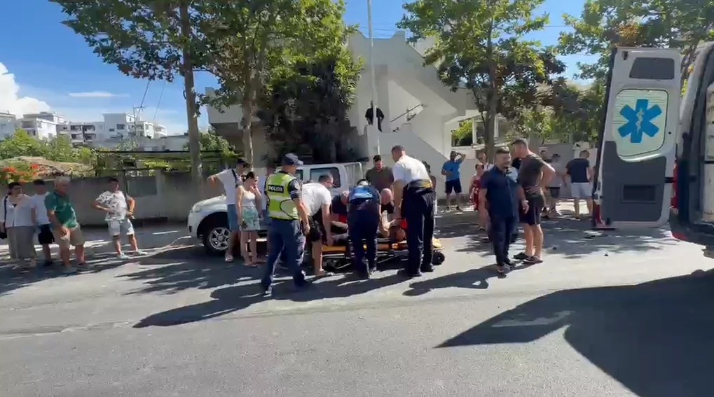 Aksident i rëndë me motor në Vlorë, situata ende e paqartë