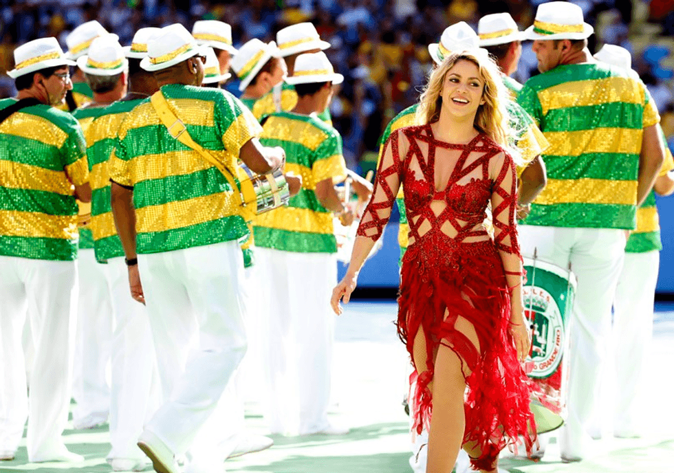 Shakira ka performuar në katër edicione të Kupës së Botës, më shumë se Italia në 20 vitet e fundit.