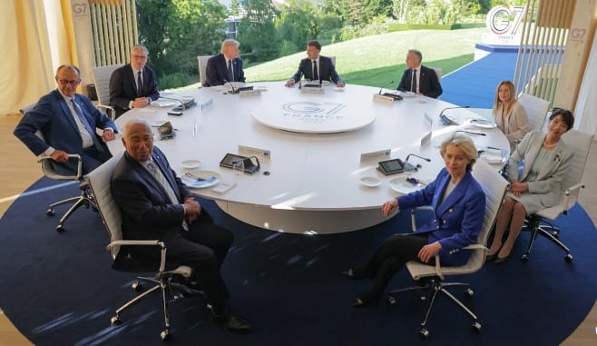 Udhëheqësit e G7 do të takohen me presidentin ukrainas Volodymyr Zelensky për bisedime mbi situatën në Ukrainë.