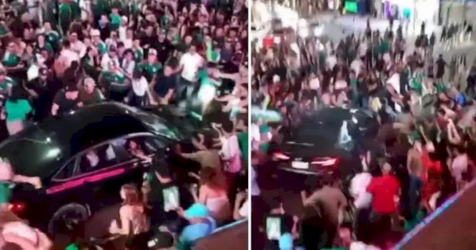Automjeti përplas turmën në festimet e Kupës së Botës në Meksikë