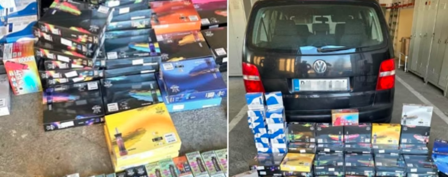 Kontrabanda me 656 cigare elektronike ndalohet në Kamenicë