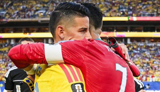 James Rodriguez përshkruan Ronaldon si model të jashtëzakonshëm në futboll