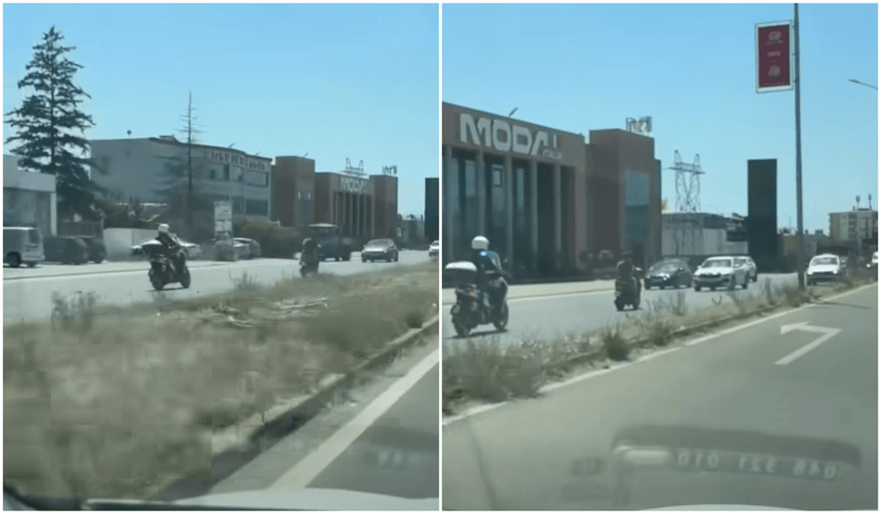 Dy të mitur me motor sfidojnë policinë dhe rrezikojnë jetën në Fushë Kosovë