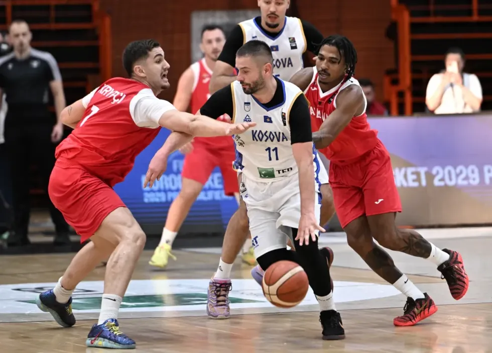 Shqipëria mundi Kosovën 89-82 dhe e eliminoi nga kualifikimet për Eurobasket 2029.