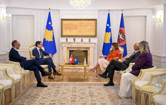 Takimi lamtumirës i Haxhiut me ambasadorin zviceran dhe vlerësimi i bashkëpunimit Kosovë–Zvicër