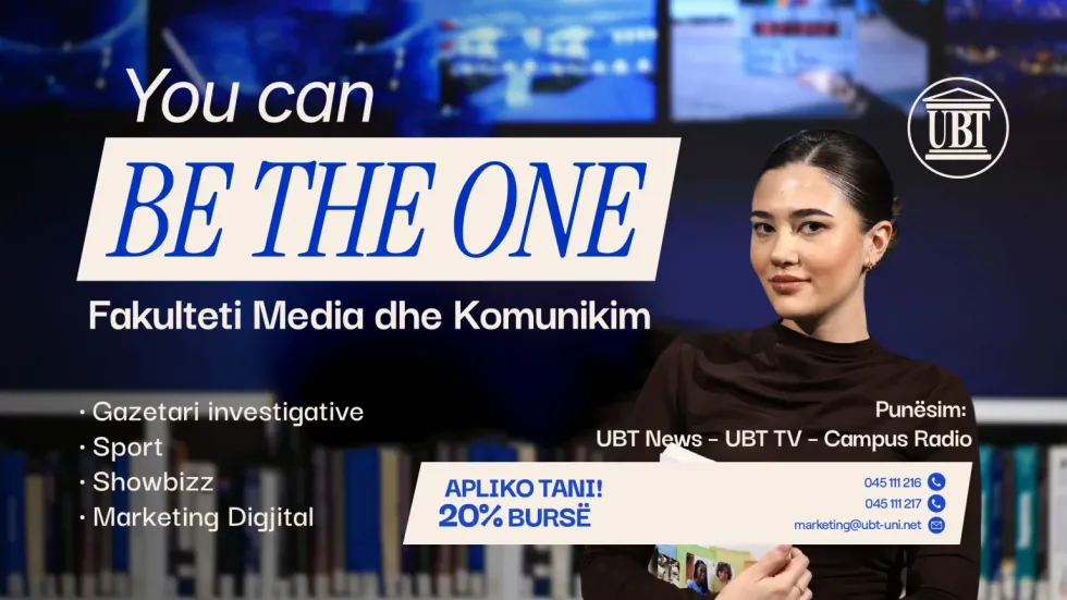 UBT prezanton “BE THE ONE” – platforma që transformon rrugëtimin profesional të studentëve të medias