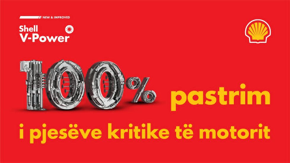 Shell V-Power sjell formulën që pastron motorin deri në 100%