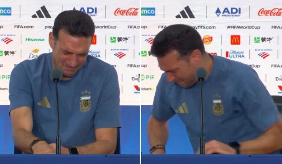 Lionel Scaloni shpërtheu në lot gjatë konferencës për shtyp pas finales së Kupës së Botës 2026.
