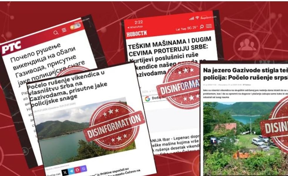 Si po përdoren dezinformatat për aksionin e rrënimit të vilave në Ujman