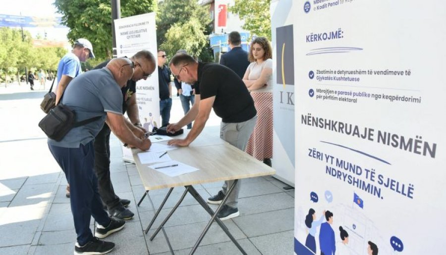 Shtyhet mbledhja e nënshkrimeve për ndryshimin e Kodit Penal për shkak të motit