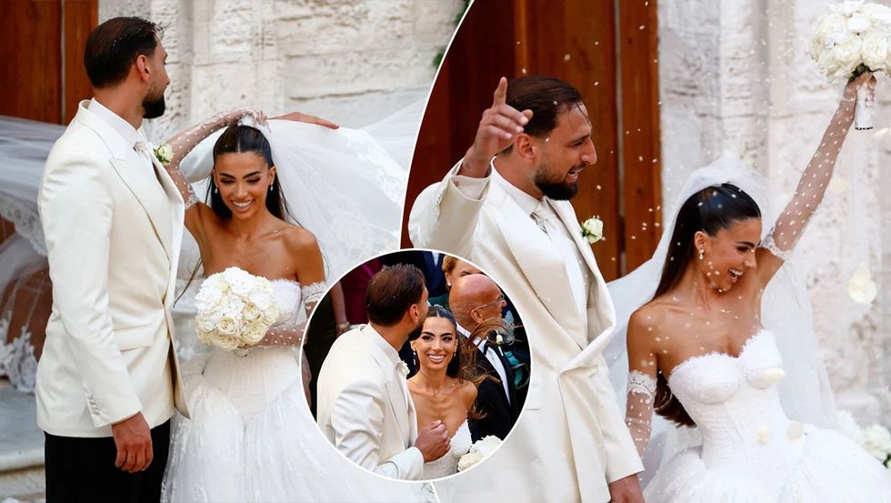 Gianluigi Donnarumma dhe Alessia Elefante u martuan në një ceremoni fetare në kishën San Giorgio Martire në Locorotondo, me pjesëmarrjen e Erling Haaland dhe Roberto Mancini.