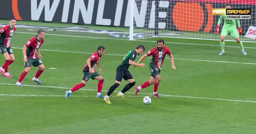 Erald Maksuti shënon golin e barazimit në debutimin e tij me Akhmat Grozny në kampionatin rus.