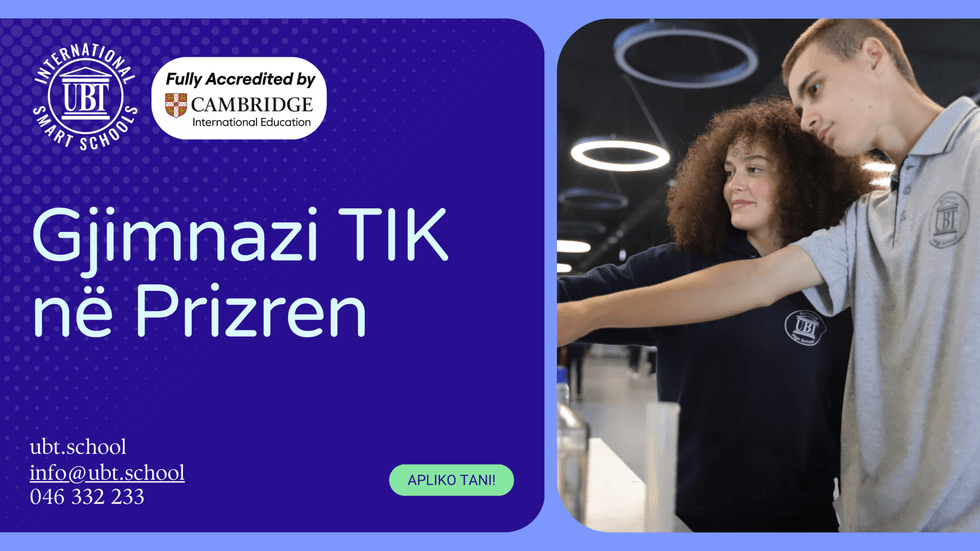 Prizreni po krijon programuesit e së ardhmes me Gjimnazin TIK inovativ