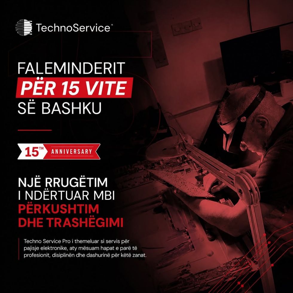Techno Service feston 15 vite inovacion dhe përkushtim në teknologji