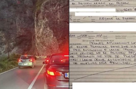 Shoferi që sfidoi kolonën në Prizren-Reqan ndëshkohet ashpër nga Policia