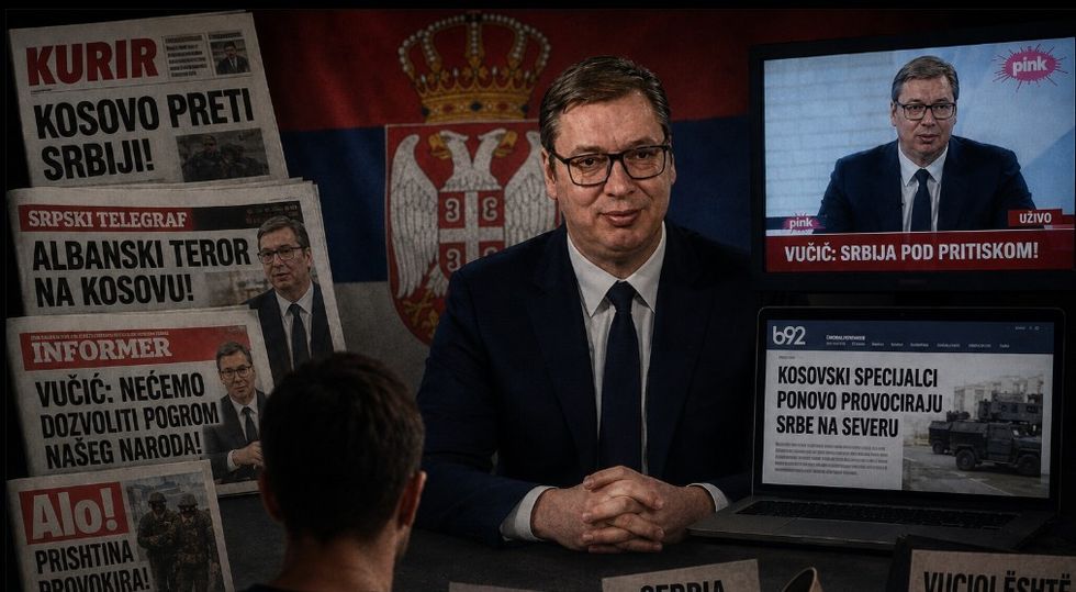 Si mediat pro-Vuçiq formësojnë realitetin për Kosovën në Serbi