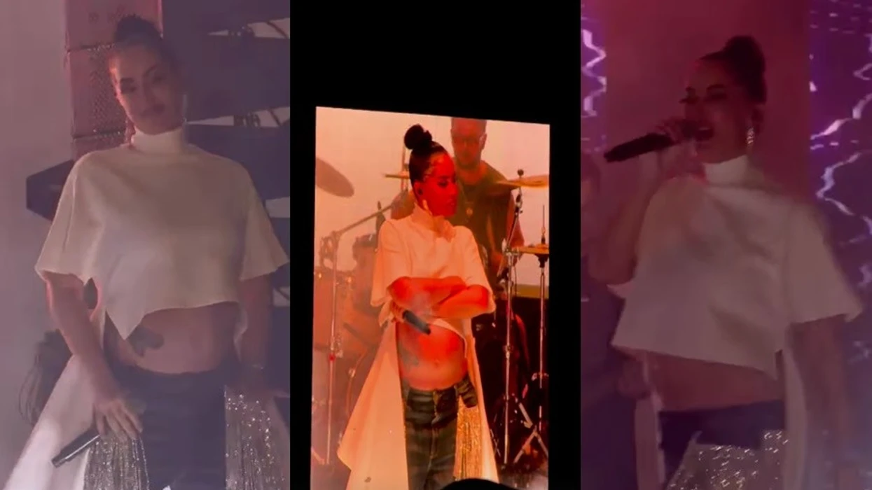 Dafina Zeqiri në skenë edhe në muajt e fundit të shtatzënisë