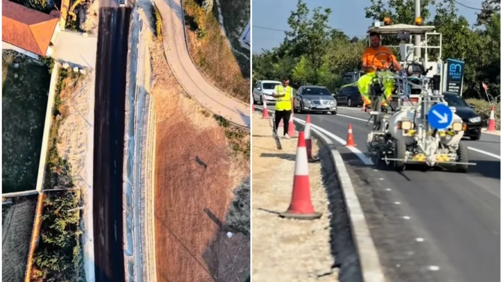 Përfundon sanimi i rrëshqitjes së dheut në rrugën Klinë–Gurrakoc pas dy muajsh punimesh.