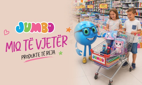 Përgatitjet për shkollë bëhen më argëtuese dhe të lehta me JUMBO