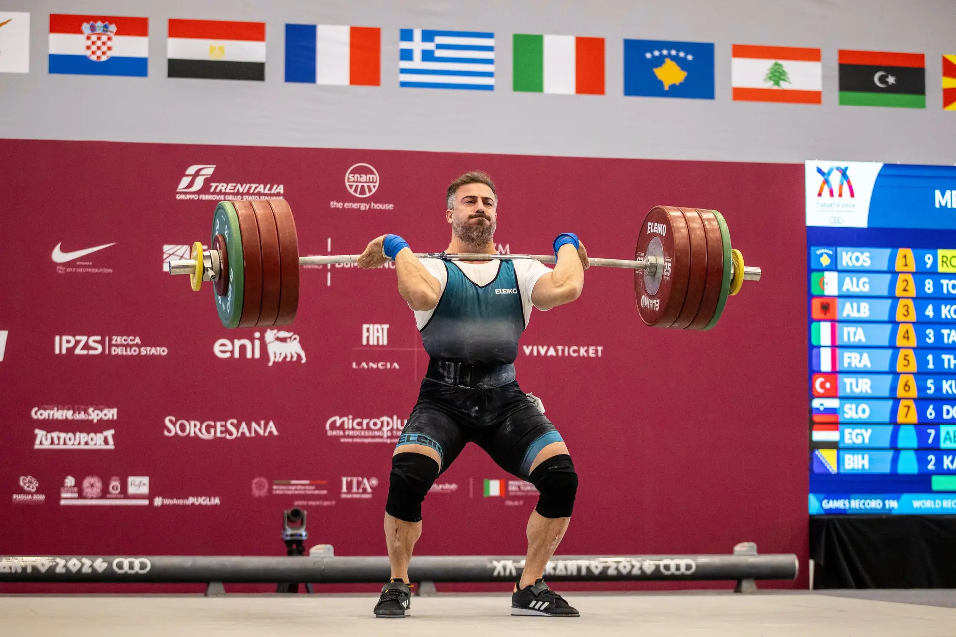 Kosova numëron nëntë medalje në Lojërat Mesdhetare “Taranto 2026” falë dy medaljeve të argjendta të peshëngritësit Kianoush Rostami.