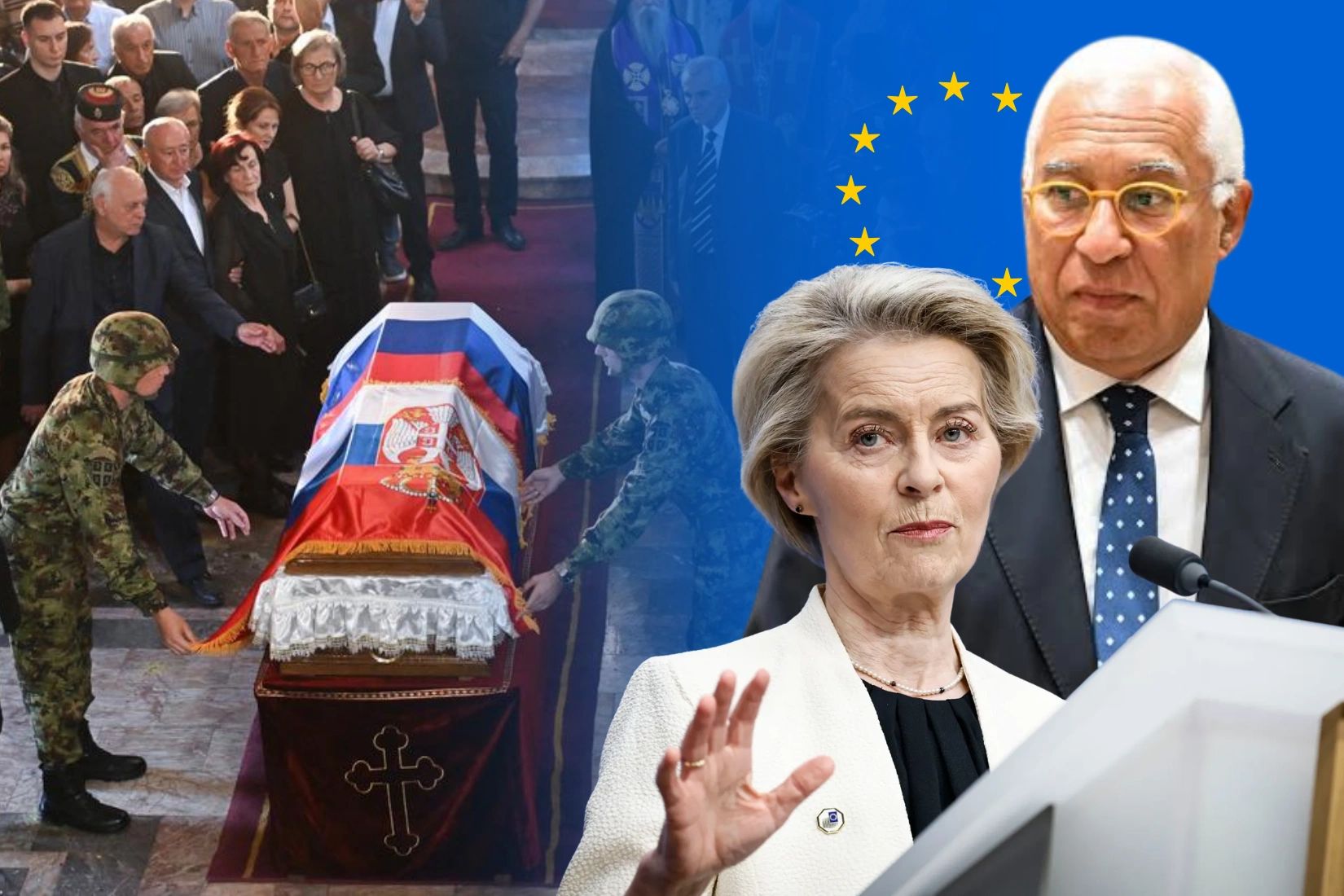 Reagimi i BE-së për funeralin e Mlladiqit: Pamjet që tronditën Evropën
