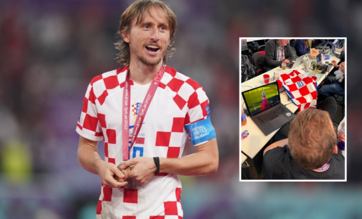 Luka Modric surprizon përfaqësuesit kroatë të Eurovisionit me dhuratë të veçantë