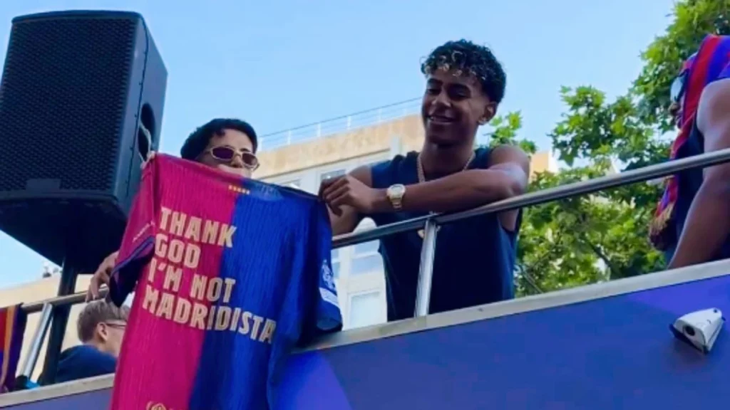 Yamal ndez rivalitetin me një mesazh provokues pas titullit të Barcelonës