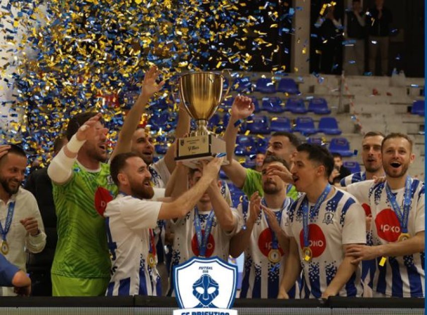 Prishtina 01 ka fituar Kupën e Kosovës në futsall për herë të pestë, duke mundur Liqenin e Drenasit me rezultatin 6:3 në finale.