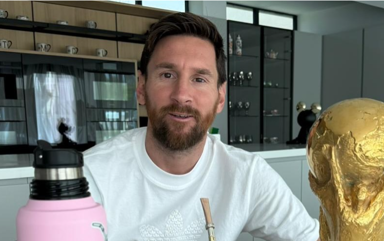 Messi publikoi për herë të parë në Instastory logon dhe njoftimin e blerjes së UE Cornella.