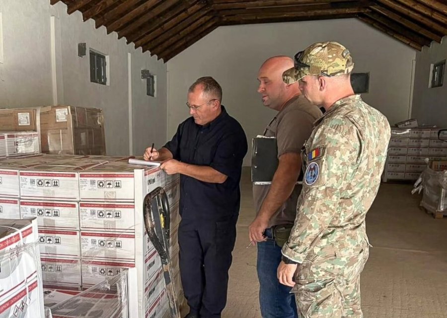 Kontroll i përbashkët i KFOR-it dhe institucioneve kosovare në depot e eksplozivëve në Gllarevë