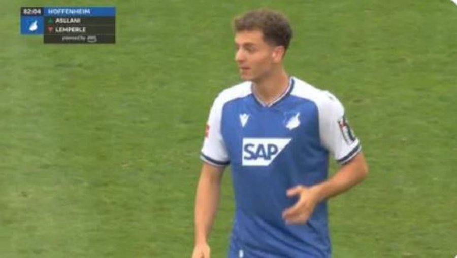 Fisnik Asllani u inkuadrua në minutën e 82-të të ndeshjes së Hoffenheimit ndaj Stuttgartit, duke u rikthyer në fushë pas mungesës së gjatë për shkak të lëndimit.