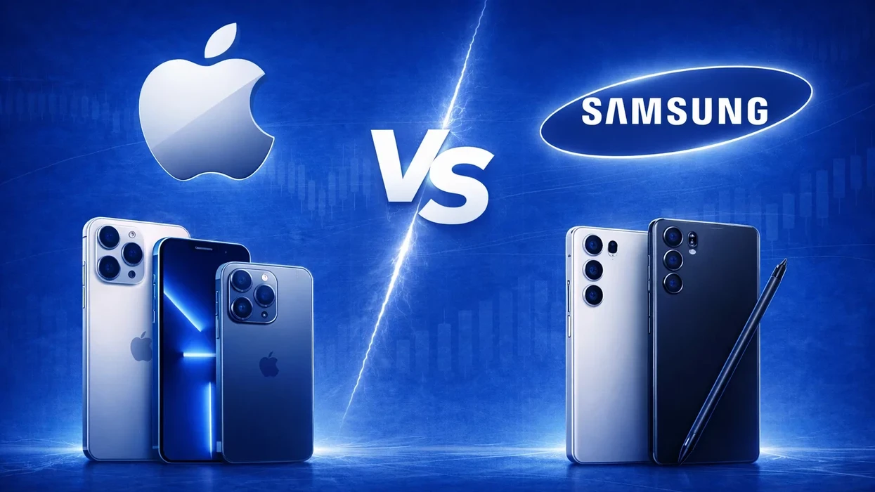 Apple prezanton iPhone Duo, Samsung ironizon me postime në rrjetet sociale për vonesën dhe mungesën e inovacionit.