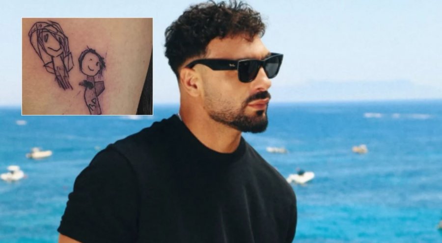Ledri Vula realizon tatuazh të ri që simbolizon lidhjen me vajzën e tij Poem Blu.