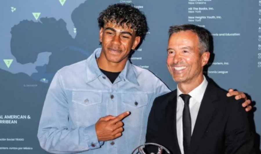 Jorge Mendes parashikon fituesin e Topit të Artë 2026: Lamine Yamal dominon garën
