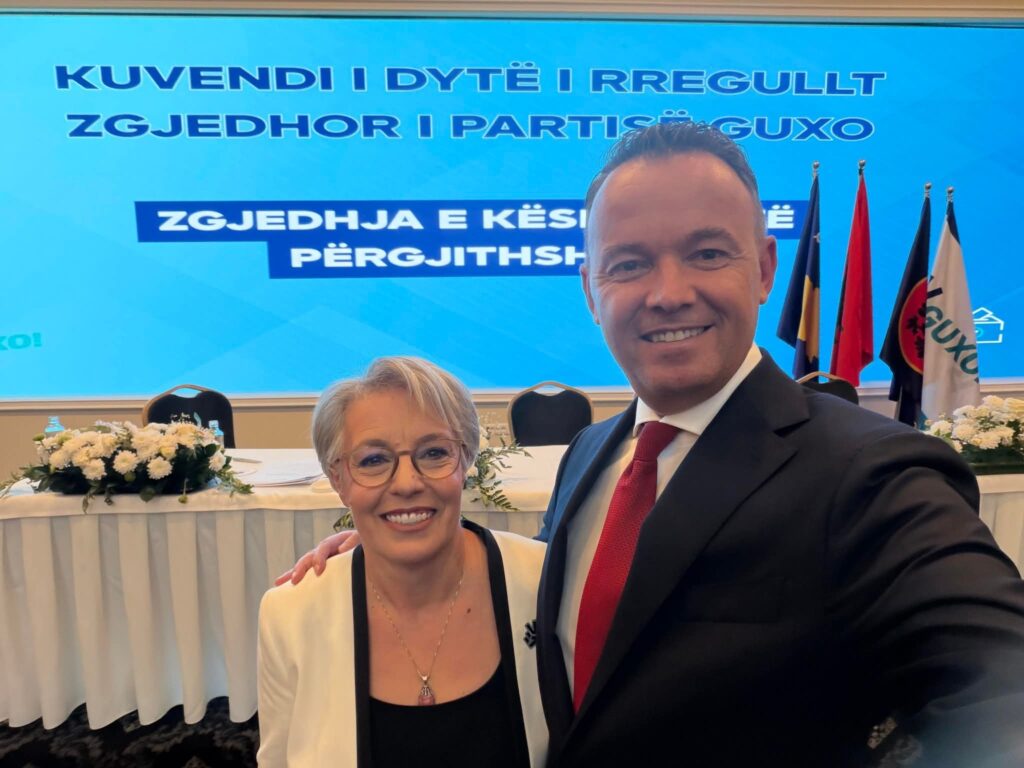 Faton Peci merr drejtimin e Partisë GUXO, urime nga Donika Gërvalla