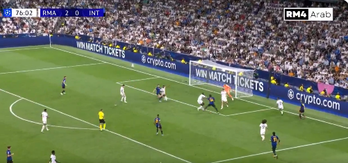 Interi ngushton epërsinë ndaj Real Madridit me golin e Carlos Augusto në minutën e 77-të.