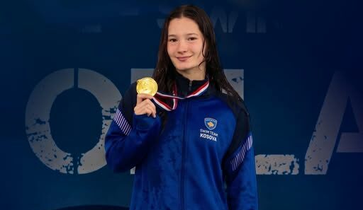 Erina Idrizaj thyen rekordin dhe triumfon me tri medalje në Kroaci