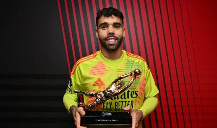 David Raya ka fituar për herë të tretë radhazi çmimin “Golden Glove” në Premier League.